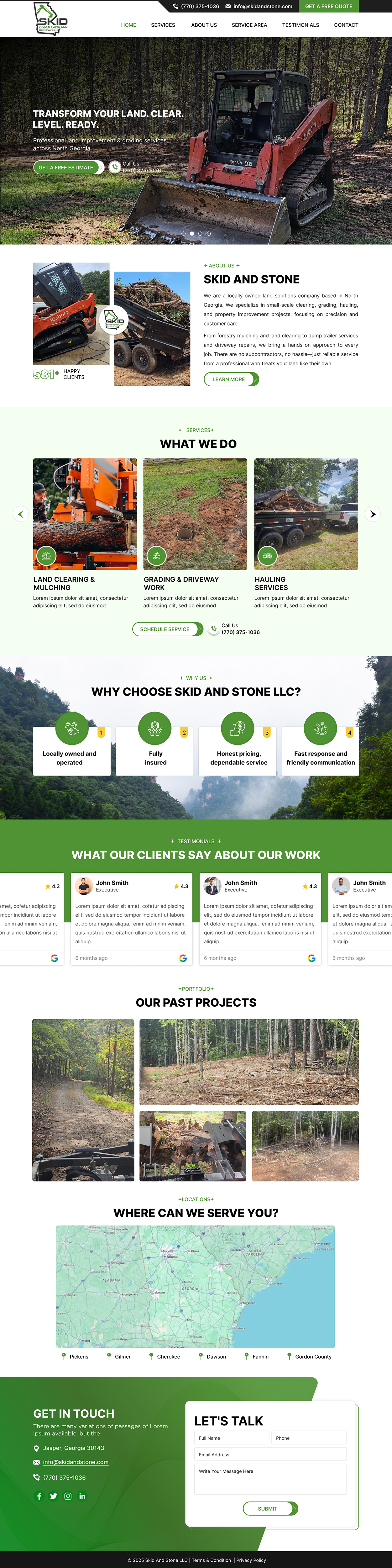 Web Design by Titan Eagle for Skid and Stone, LLC | Design #36349657
