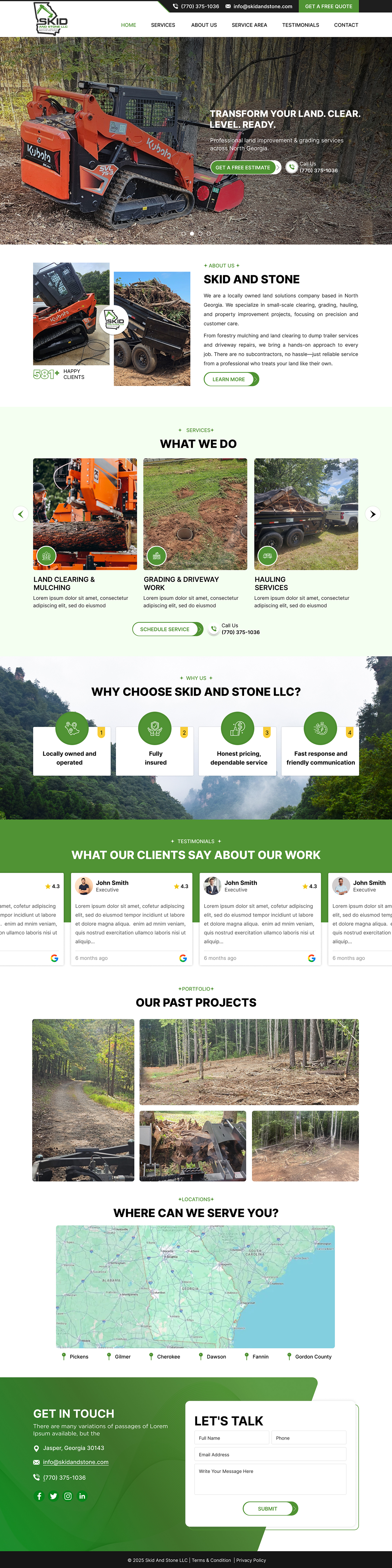 Web Design by Titan Eagle for Skid and Stone, LLC | Design #36367352