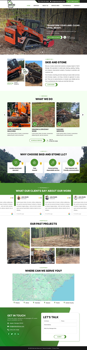 Web Design by Titan Eagle for Skid and Stone, LLC | Design: #36367352