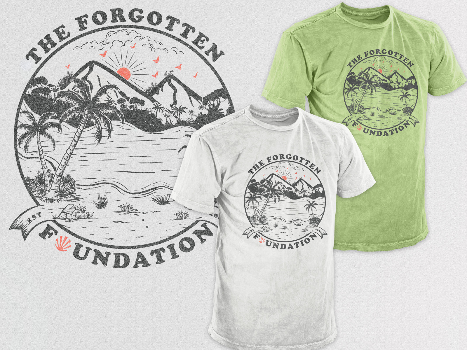 T-shirt Design by HNS Graphic for FORGOTTEN FOUNDATION | Design #36384582