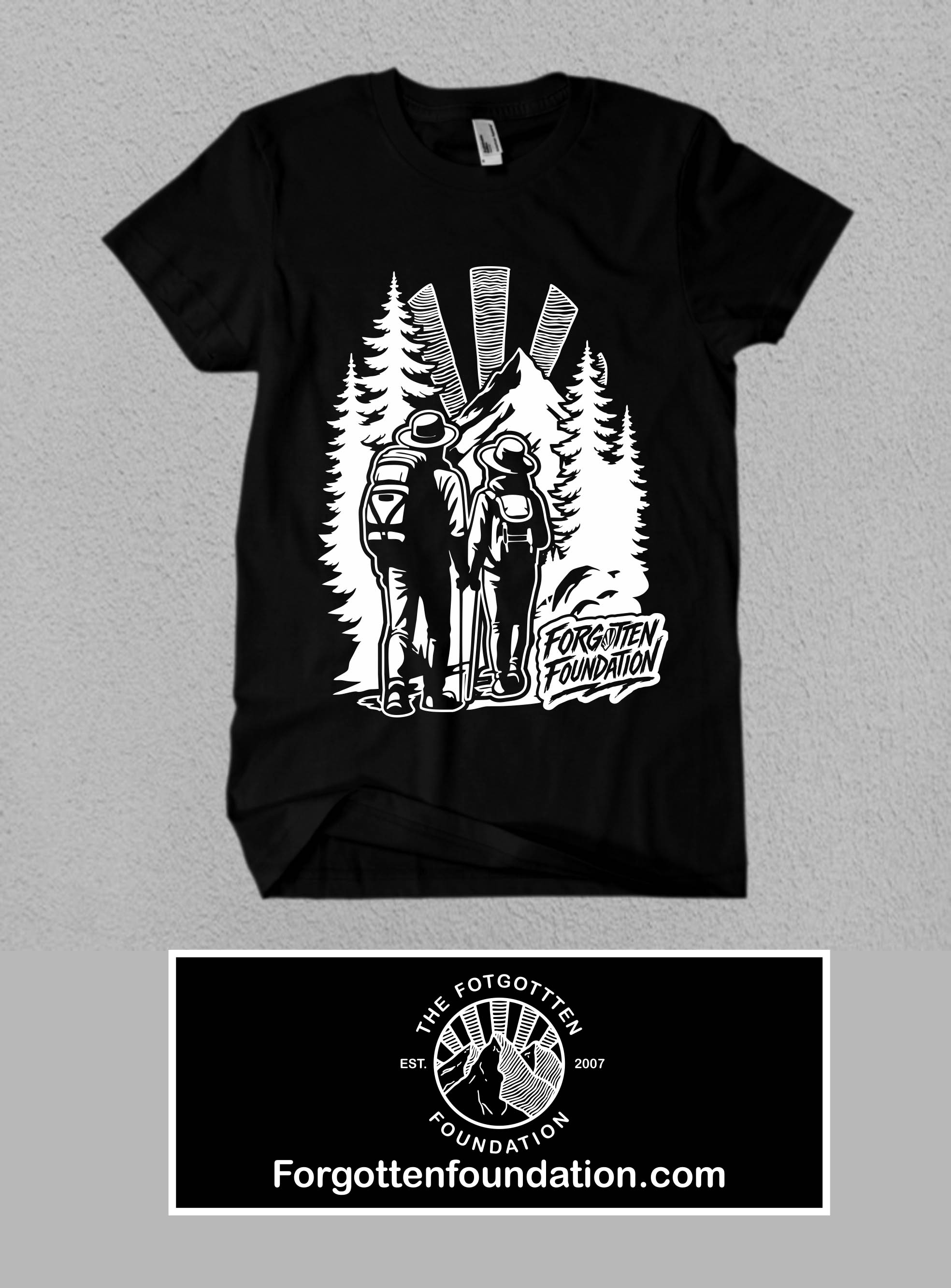 T-shirt Design by Rheanza for FORGOTTEN FOUNDATION | Design #36365594
