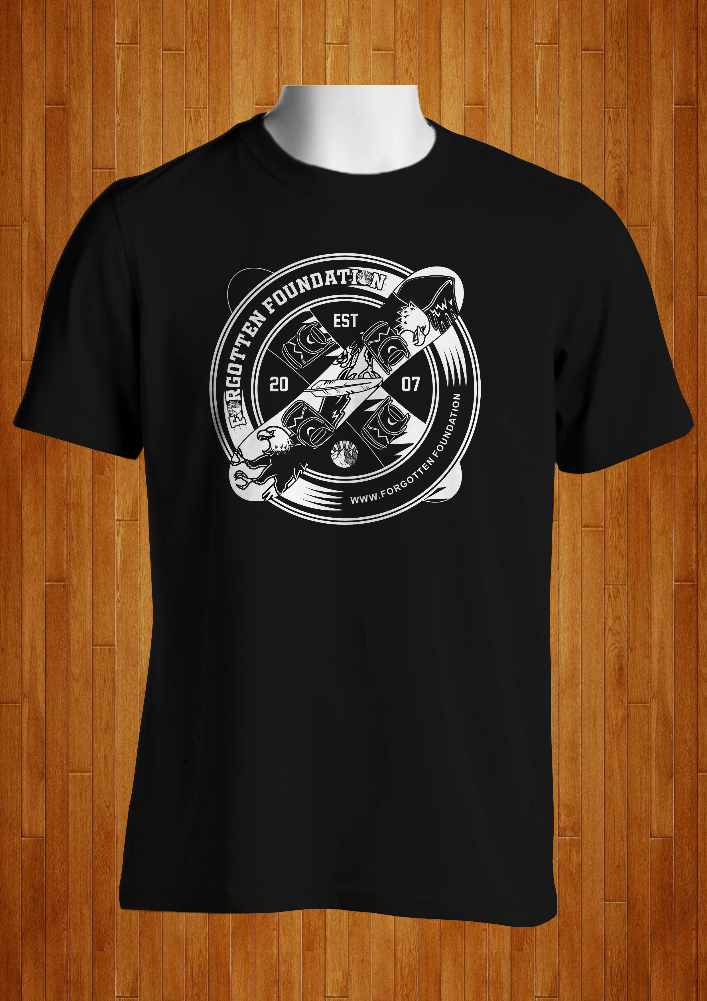 T-shirt Design by MangkuJiwo for FORGOTTEN FOUNDATION | Design #36377401