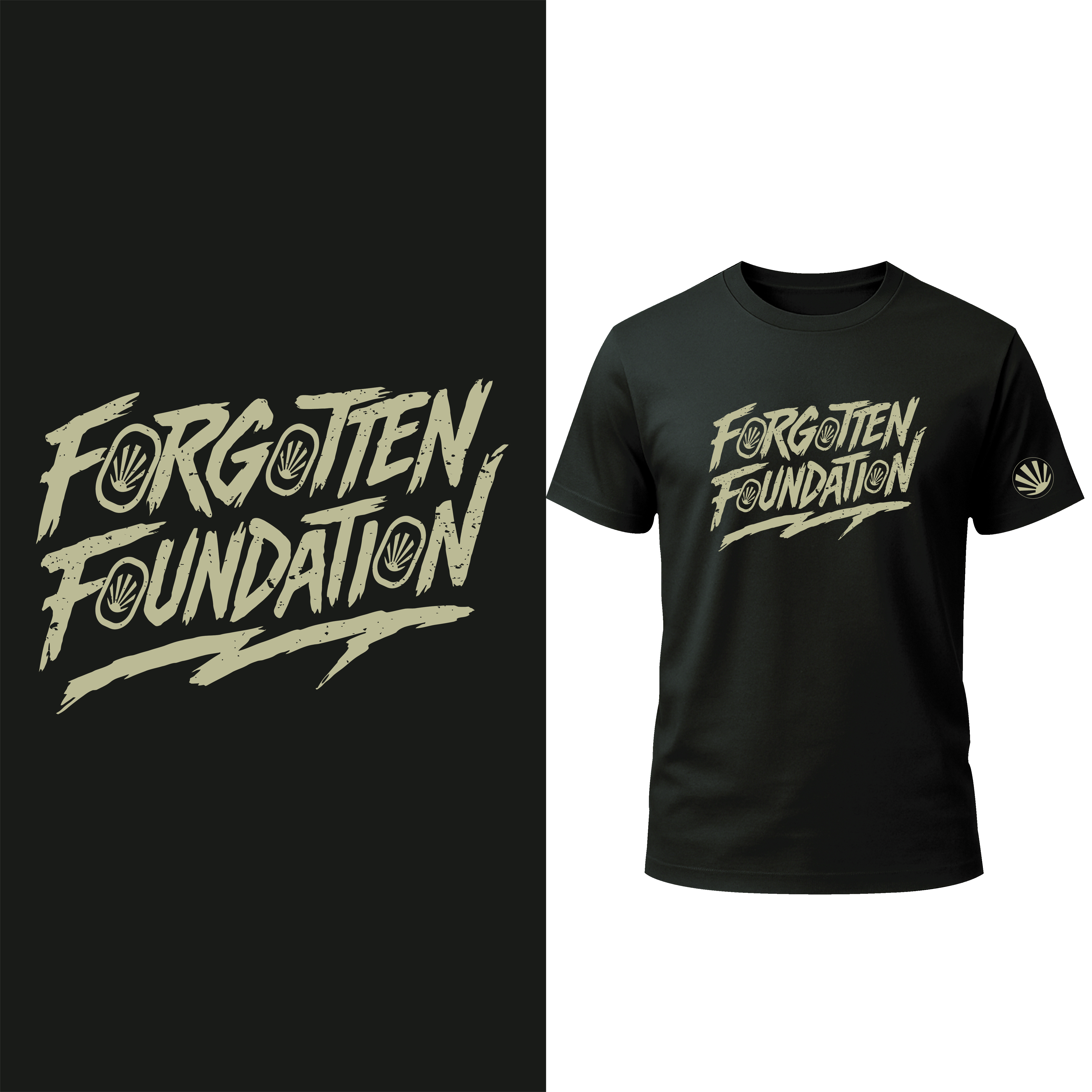 T-shirt Design by amda51 for FORGOTTEN FOUNDATION | Design #36372013