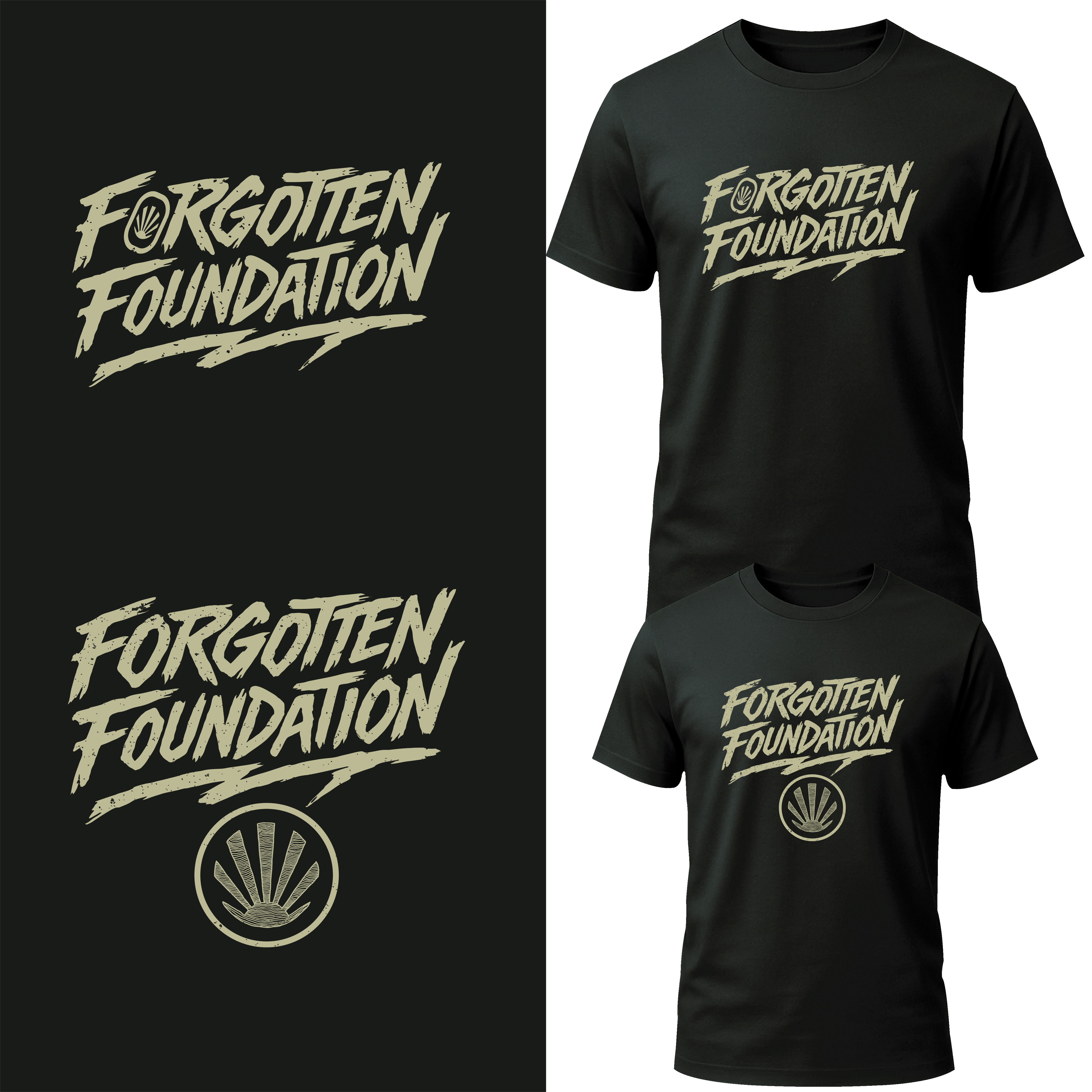 T-shirt Design by amda51 for FORGOTTEN FOUNDATION | Design #36424111