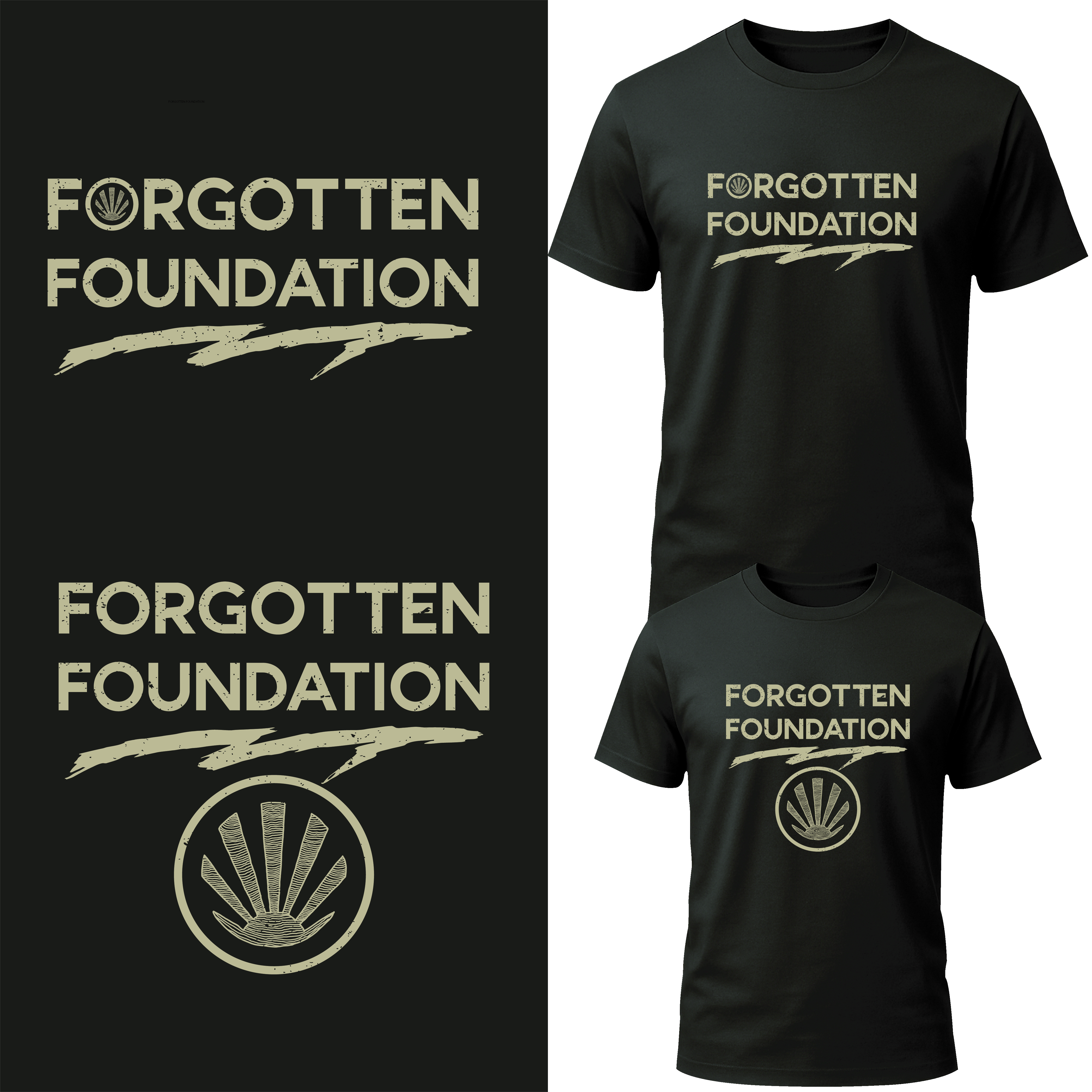 T-shirt Design by amda51 for FORGOTTEN FOUNDATION | Design #36464042