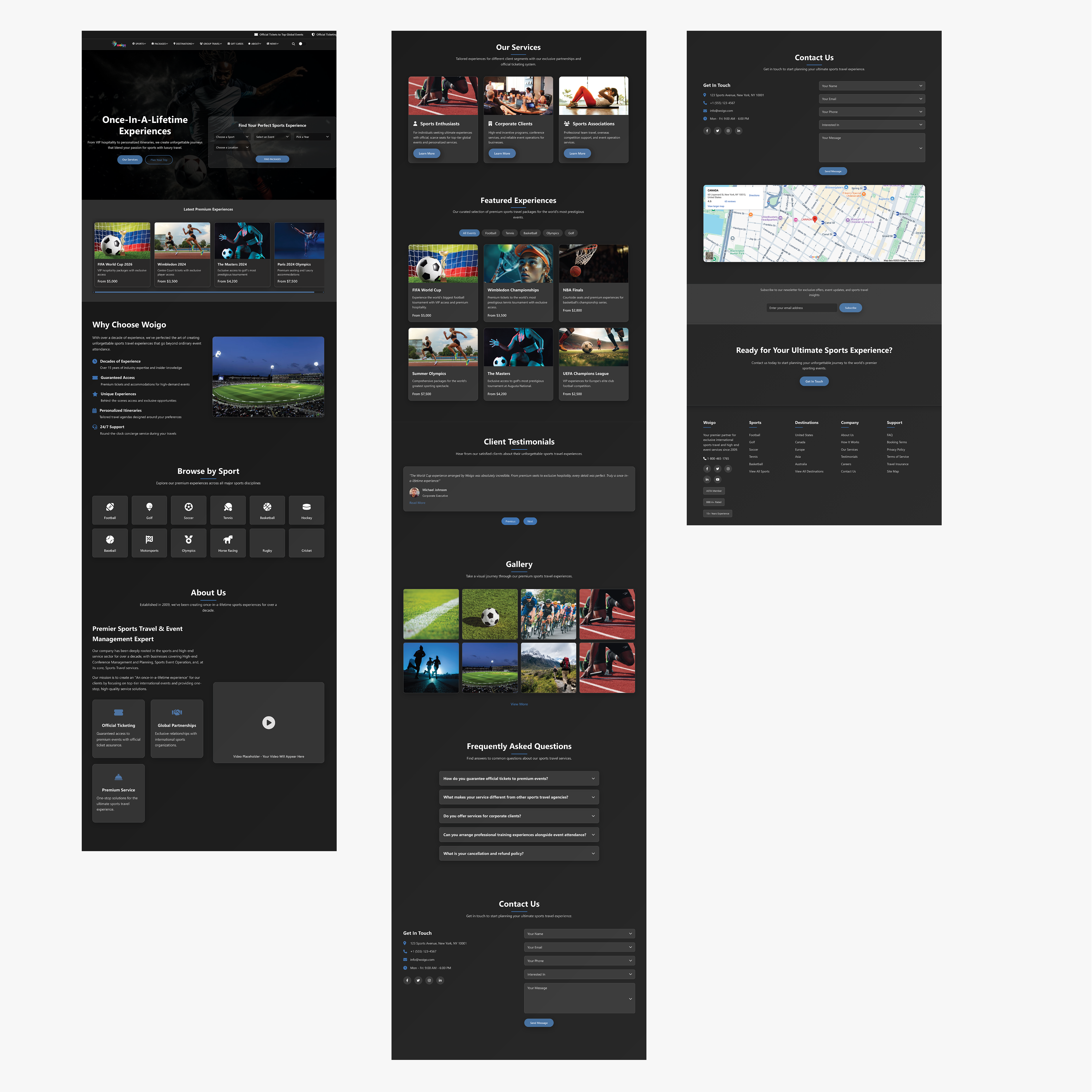 Web Design by Mesotoday for Forsportstravel | Design #36362022