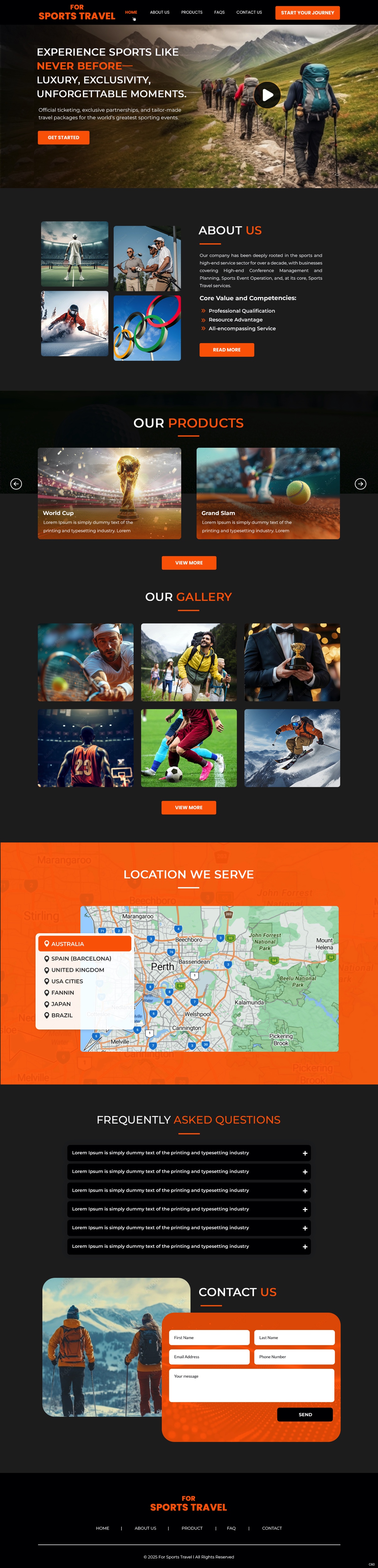 Web Design by pb for Forsportstravel | Design #36355598