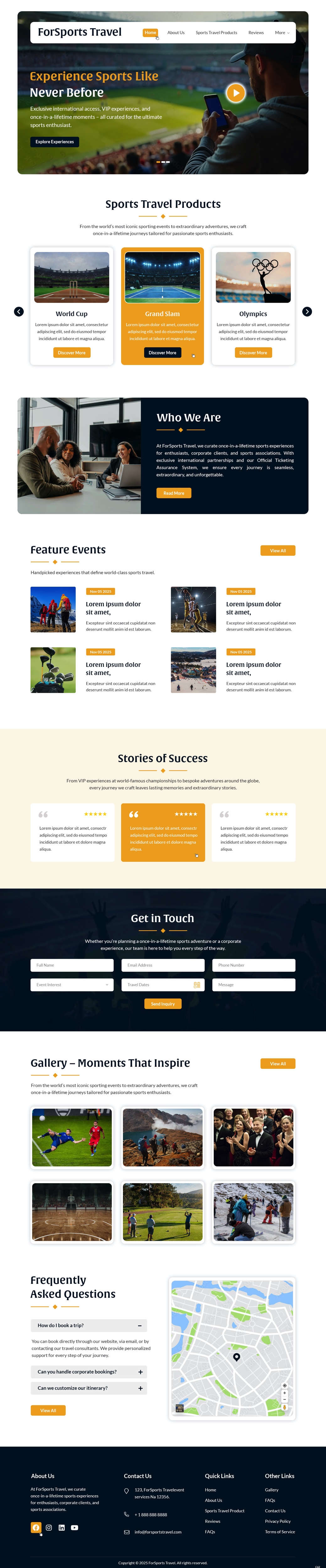 Web Design by pb for Forsportstravel | Design #36355600