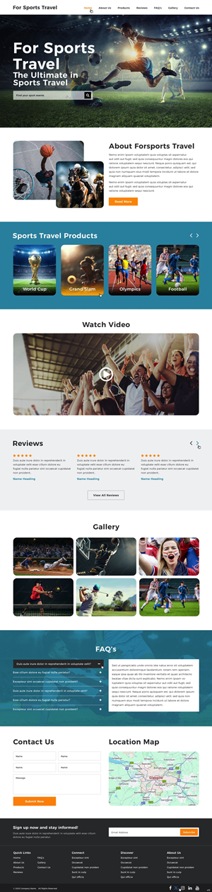 Web Design by pb for Forsportstravel | Design: #36355603