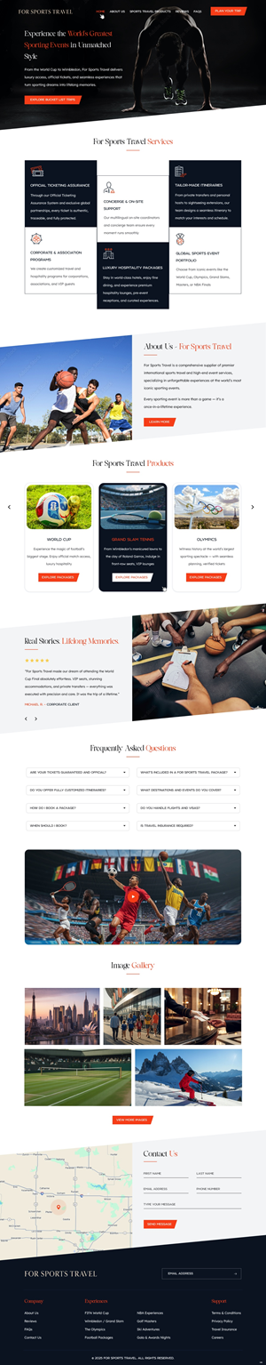 Web Design by pb for Forsportstravel | Design: #36355610