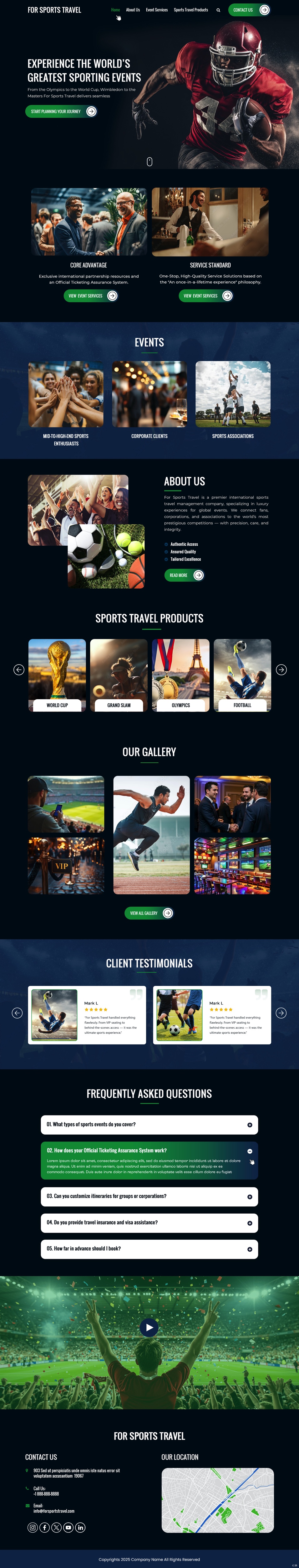 Web Design by pb for Forsportstravel | Design #36362015