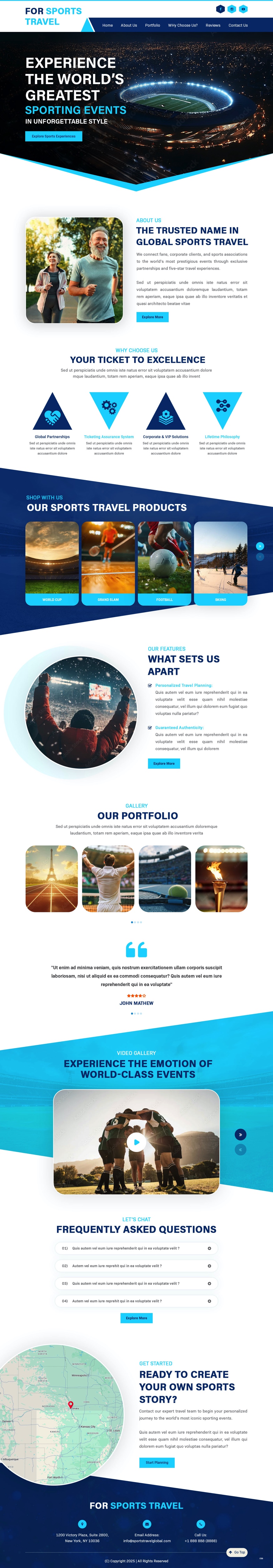 Web Design by pb for Forsportstravel | Design #36362017