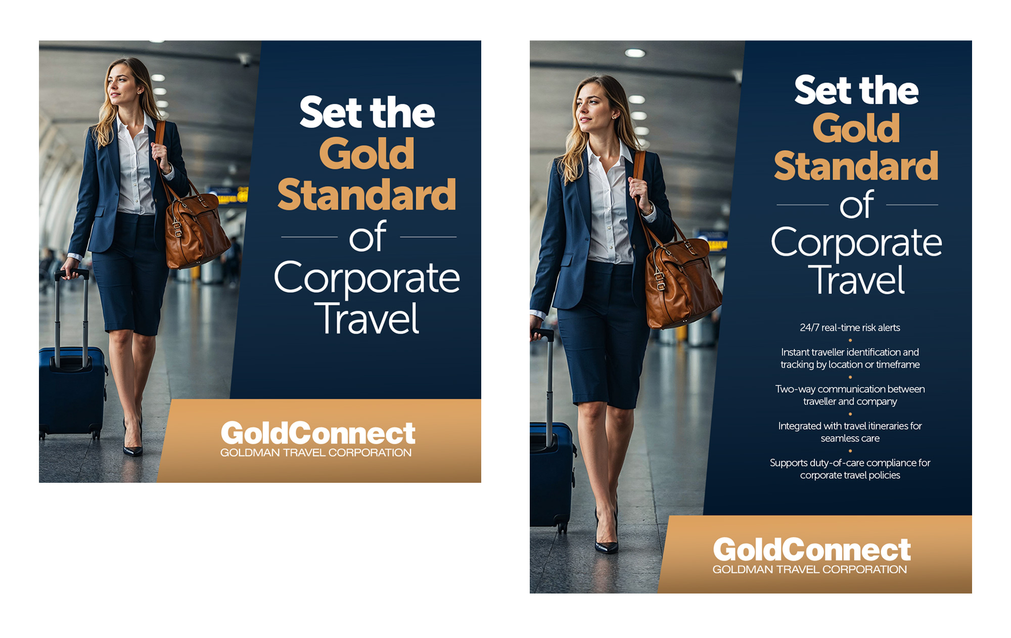 Flyer Design by Valtti Design for Goldman Travel Corporation | Design #36347052