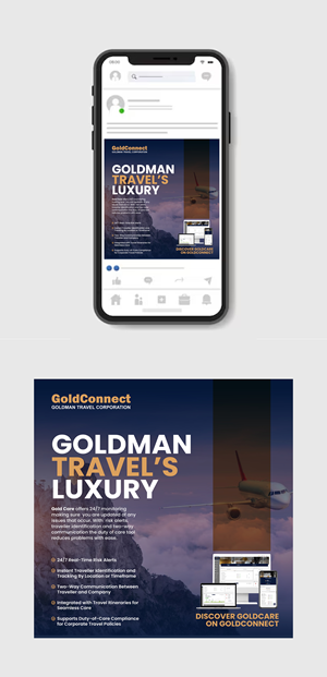 Flyer Design by 3Guys for Goldman Travel Corporation | Design: #36348407
