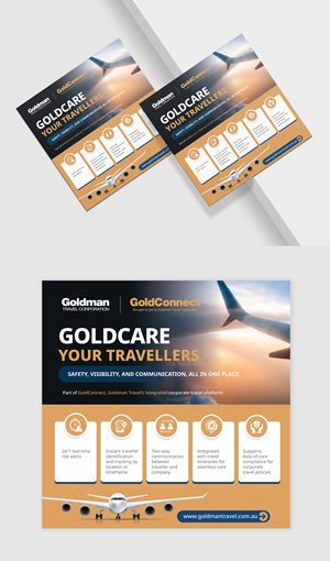 Flyer Design by vcreatived for Goldman Travel Corporation | Design: #36348050