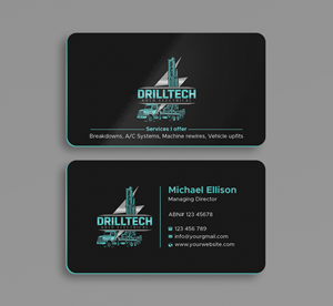 Business Card Design by Expert Bappy for Drill Tech Auto Electrical  | Design: #36345843