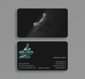 Business Card Design by Expert Bappy for Drill Tech Auto Electrical  | Design: #36345870