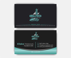 Business Card Design by DesignerShahadat for Drill Tech Auto Electrical  | Design: #36347935