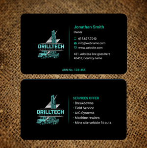 Business Card Design by freelancer75 for Drill Tech Auto Electrical  | Design: #36348497
