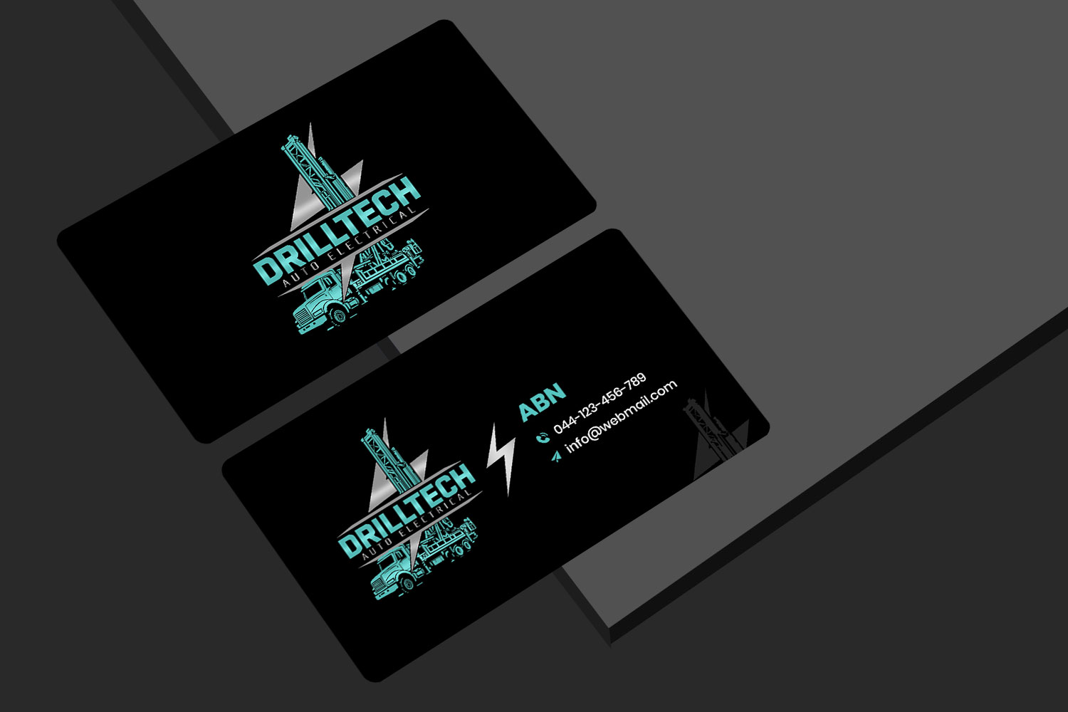 Diseño de Tarjeta de Presentación por rainbowmagic2017 para Drill Tech Auto Electrical  | Diseño #36347907