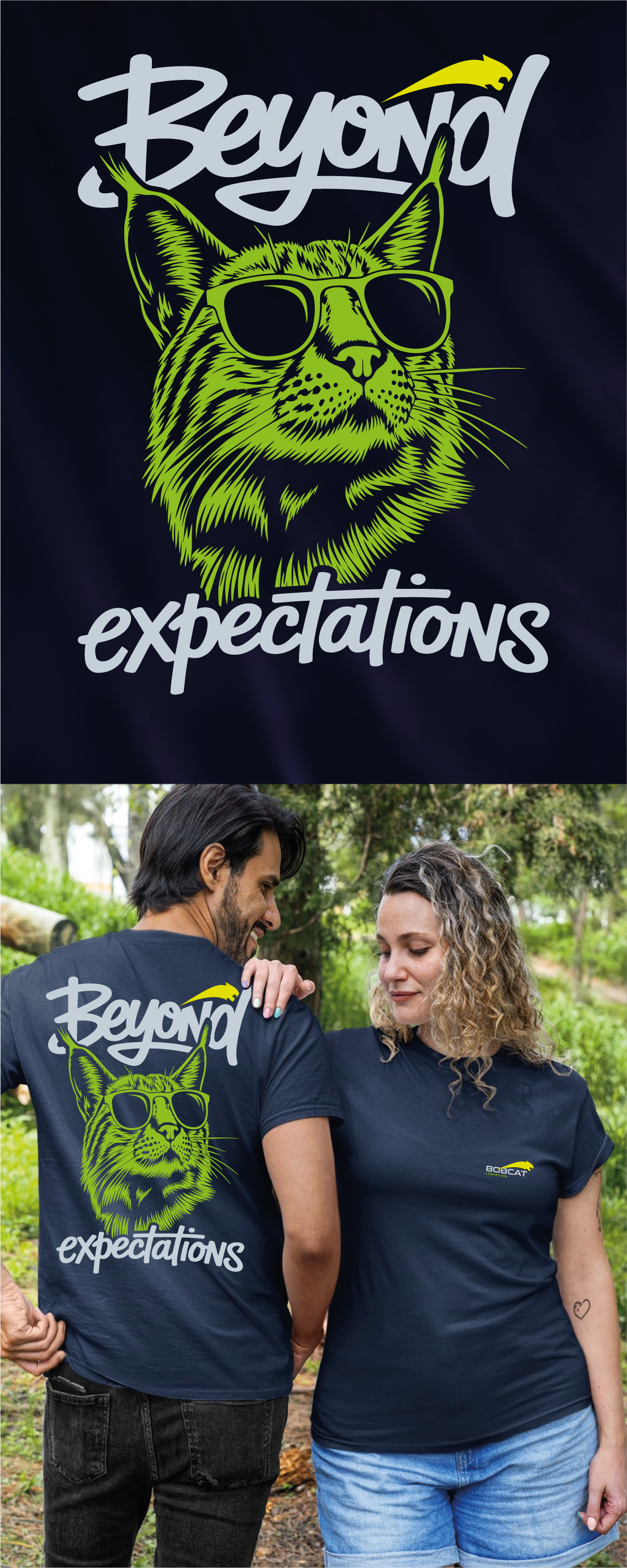 T-shirt Design by mounir.co for Bobcat Logistics Ltd | Design #36397760