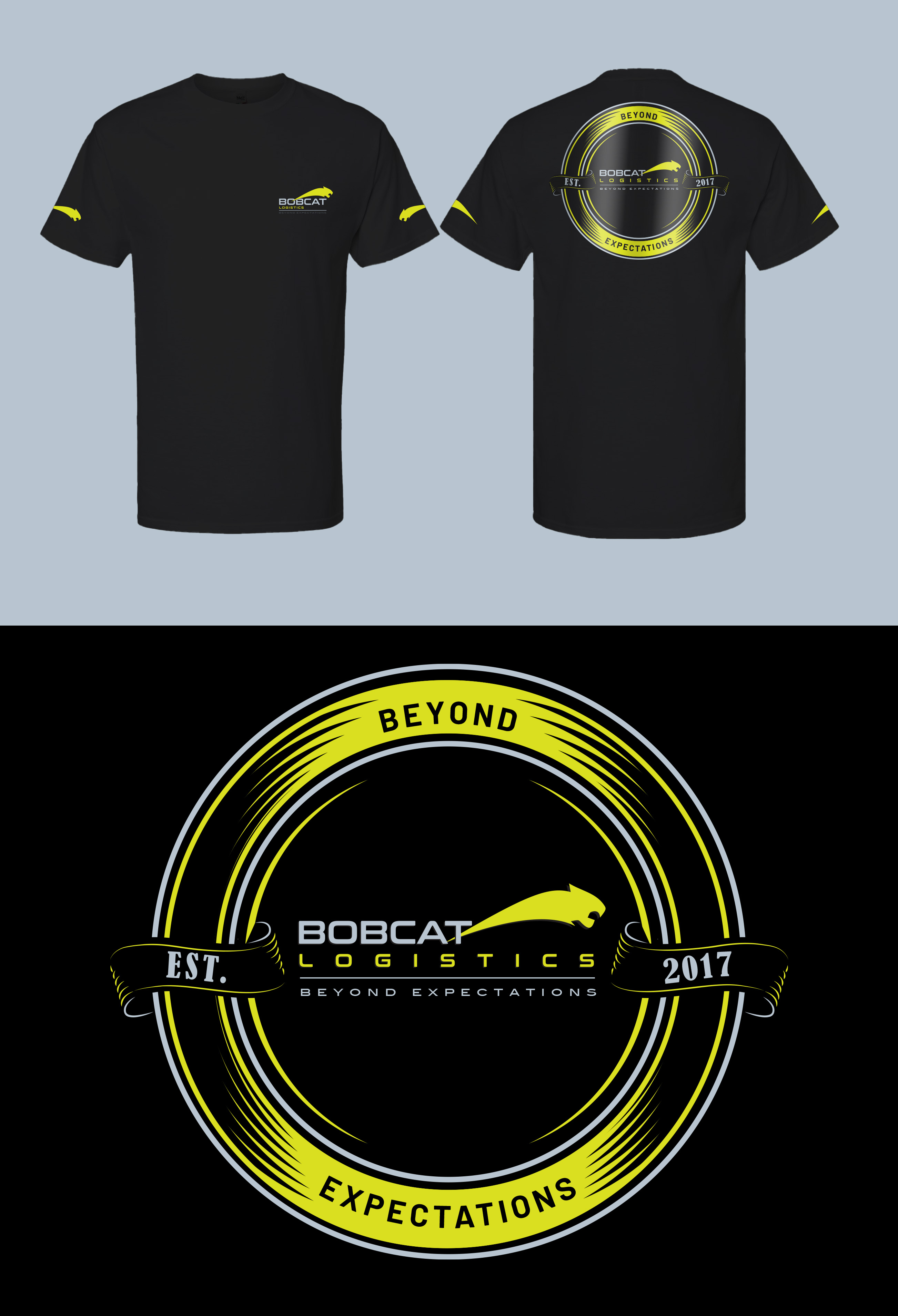 T-shirt Design by KickArt for Bobcat Logistics Ltd | Design #36417375