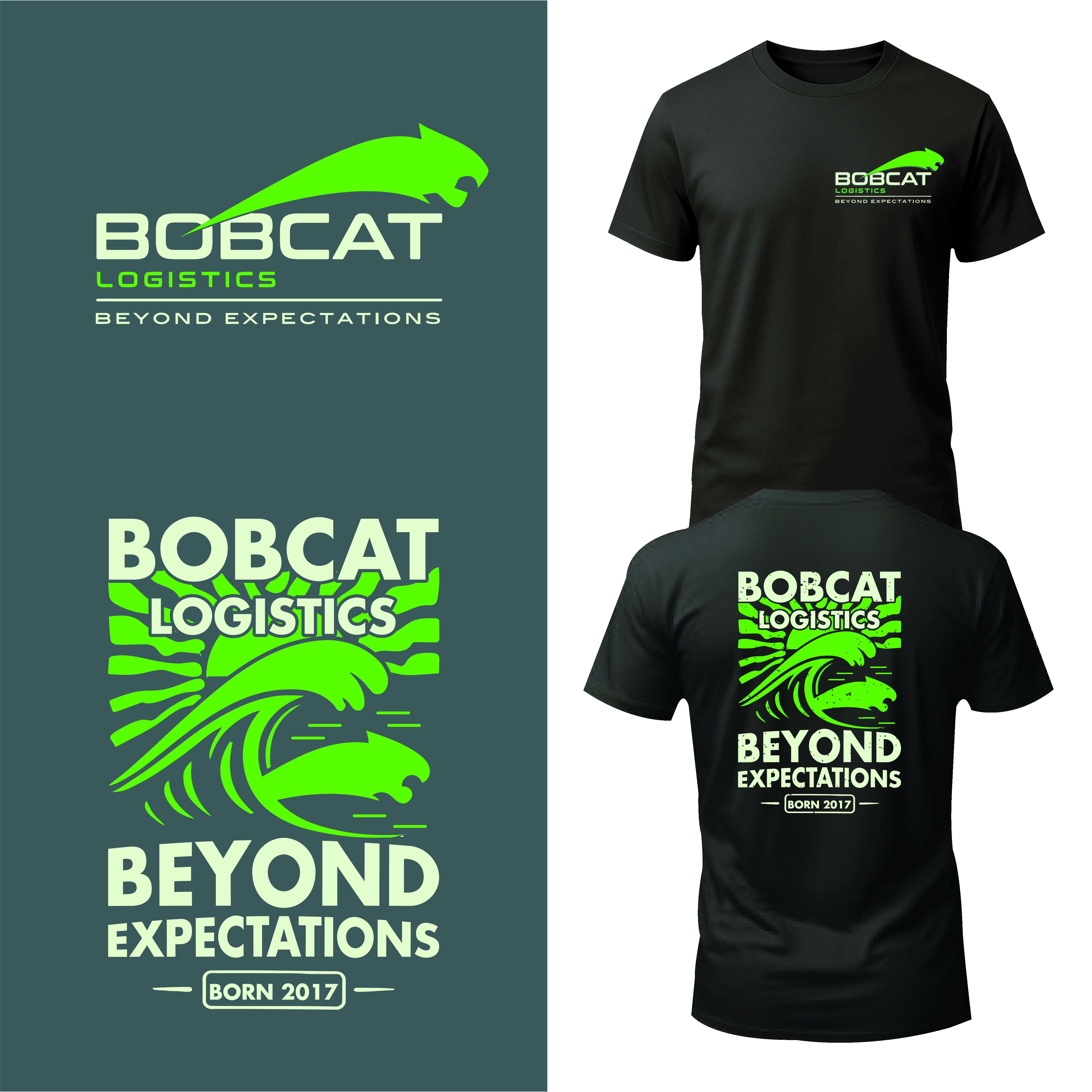 T-shirt Design by amda51 for Bobcat Logistics Ltd | Design #36448794