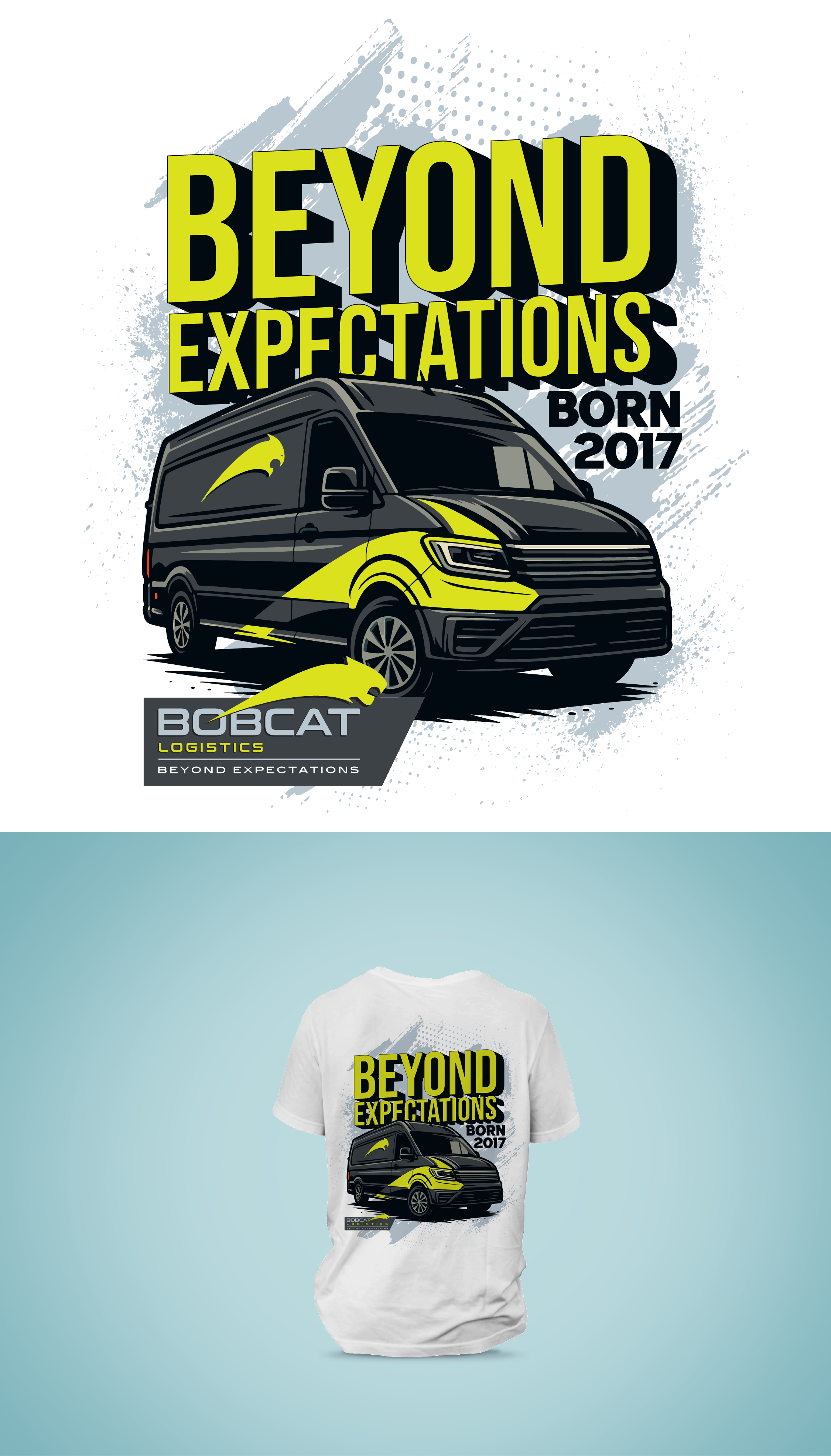 T-shirt Design by Naufal RA for Bobcat Logistics Ltd | Design #36378686