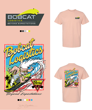 T-shirt Design by Zhor Signatures for Bobcat Logistics Ltd | Design #36385182