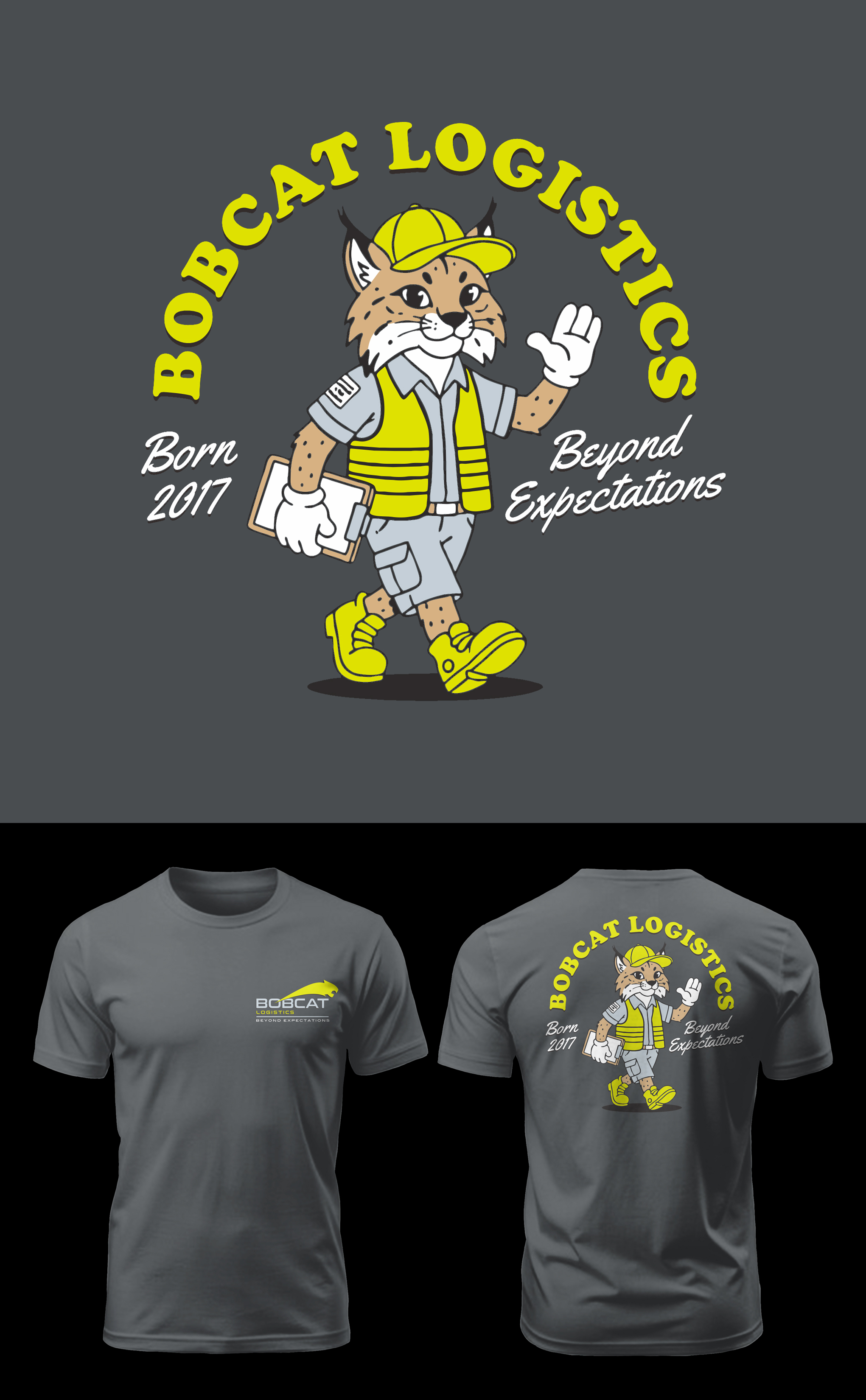 T-shirt Design by D'Mono for Bobcat Logistics Ltd | Design #36369003