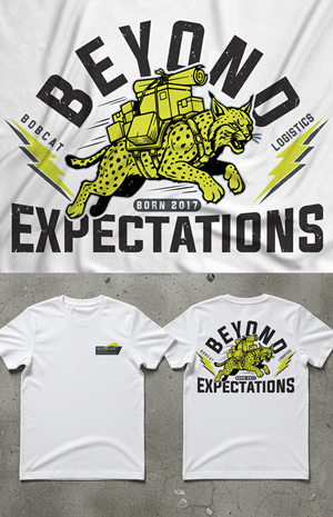 T-shirt Design by simple mind for Bobcat Logistics Ltd | Design: #36370422