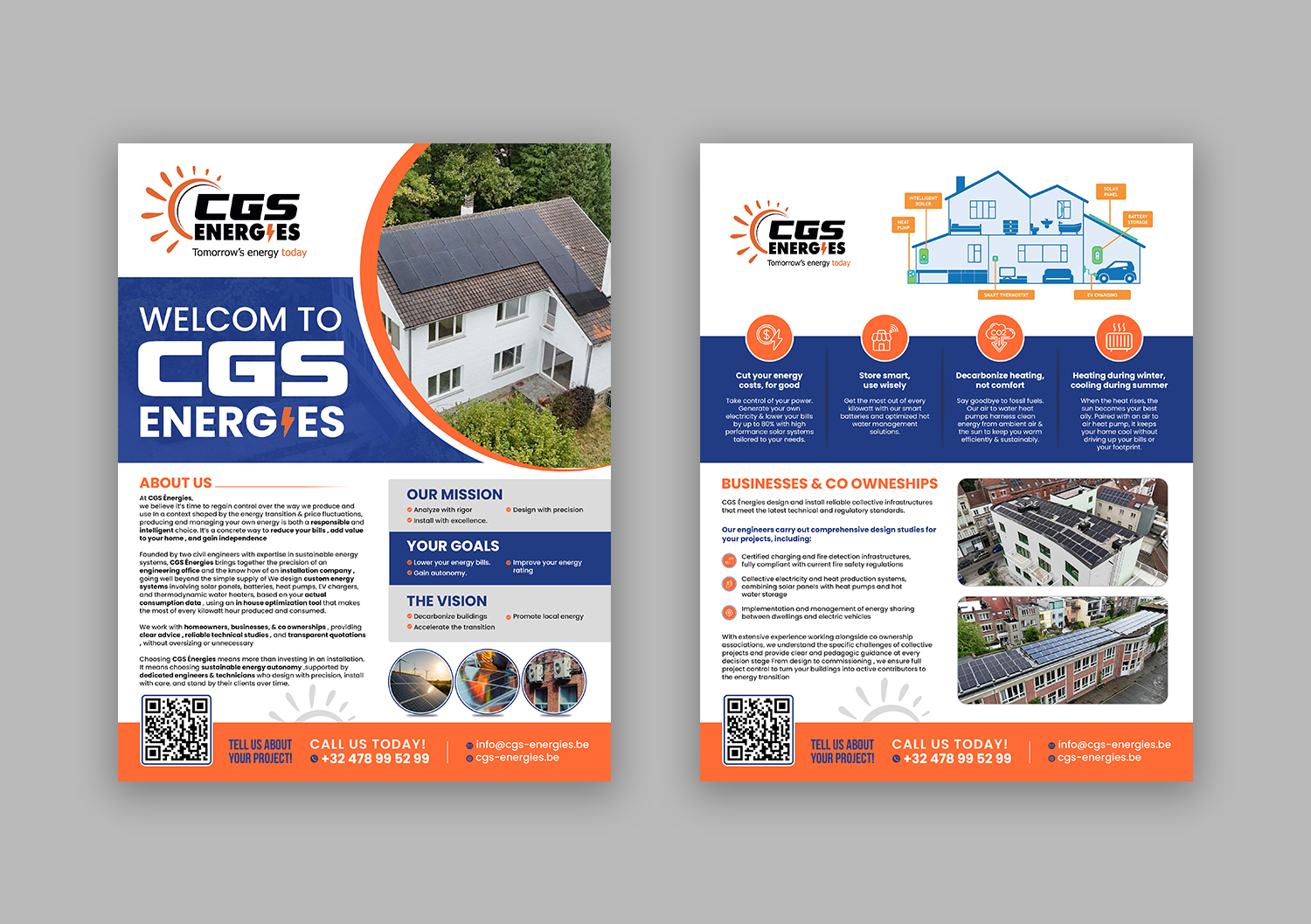 Design de Flyer par debdesign pour CGS Energies | Design #36352245