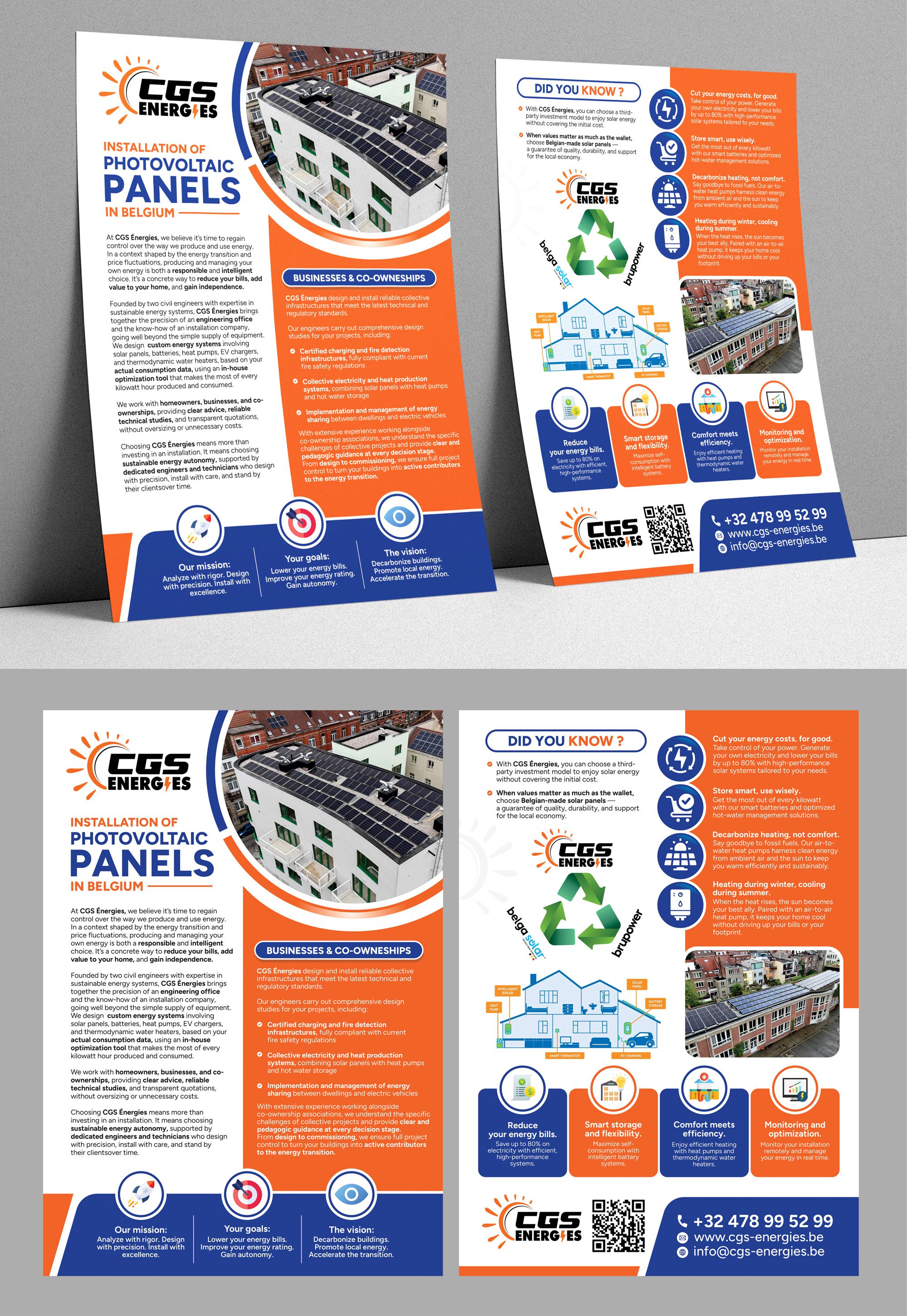 Flyer Design by Dzhafir for CGS Energies | Design #36354040