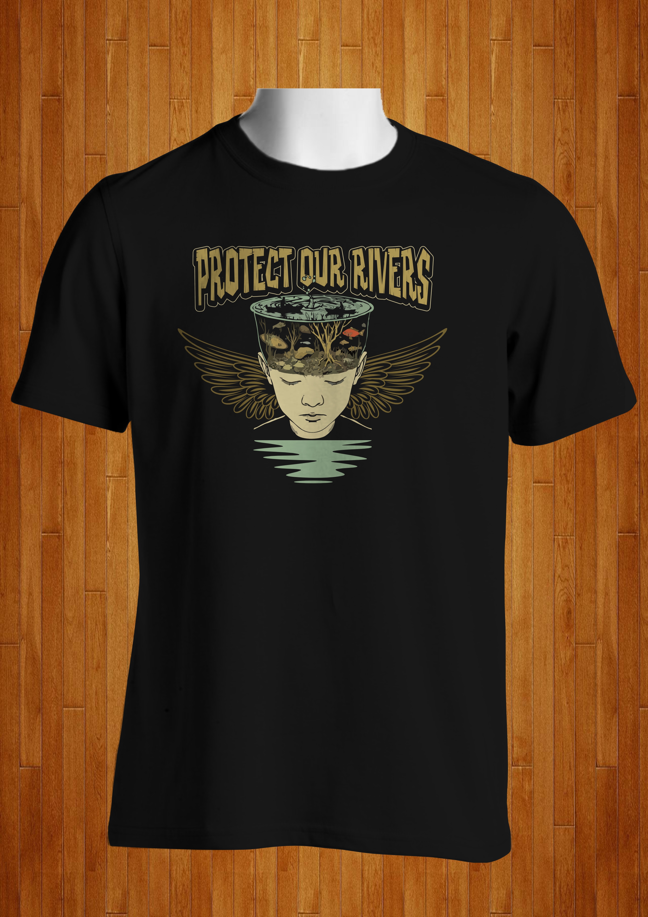 Diseño de Camiseta por MangkuJiwo para La Ola Kanuschule | Diseño #36362775