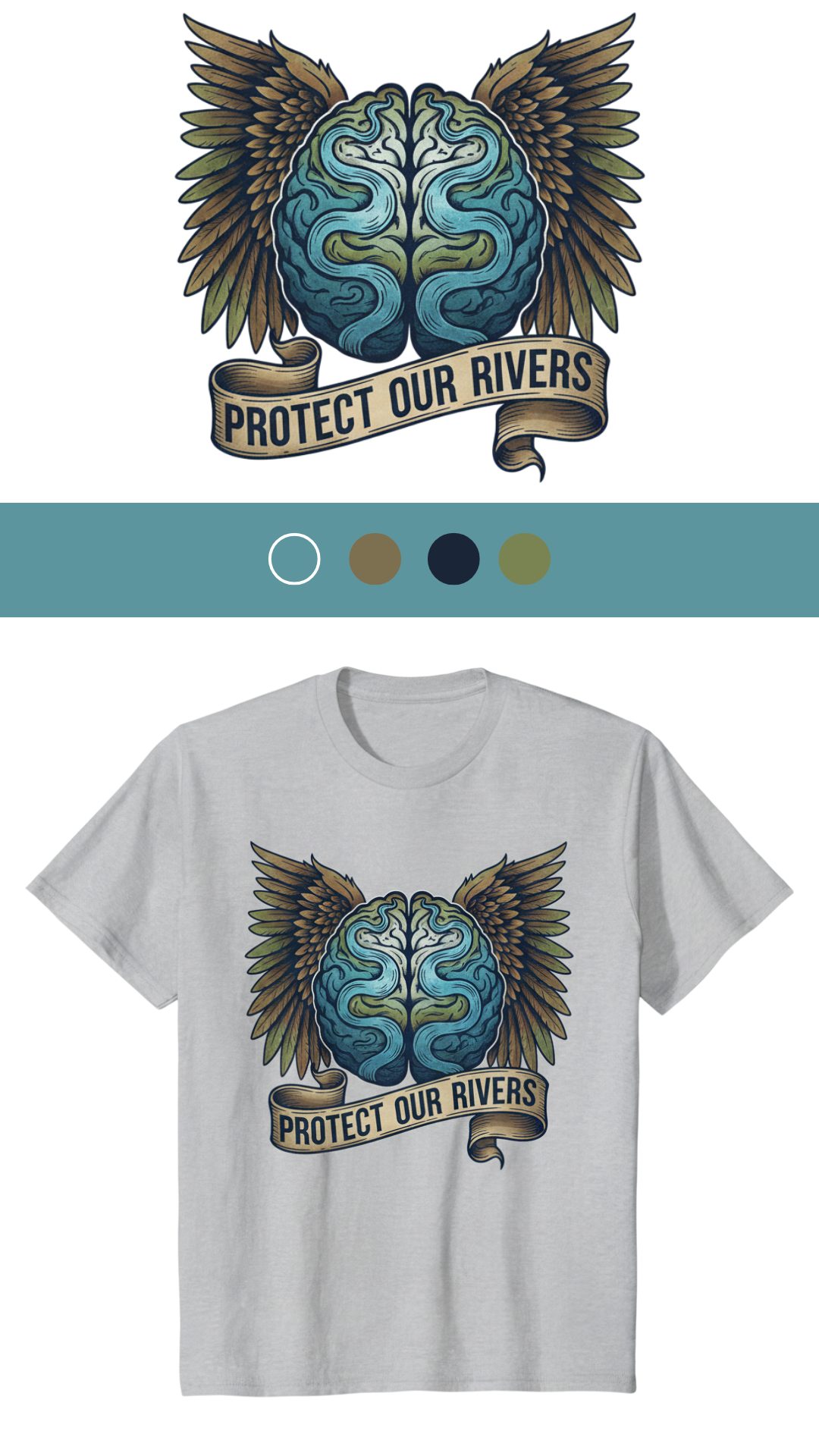 Diseño de Camiseta por AwesoMind para La Ola Kanuschule | Diseño #36354036