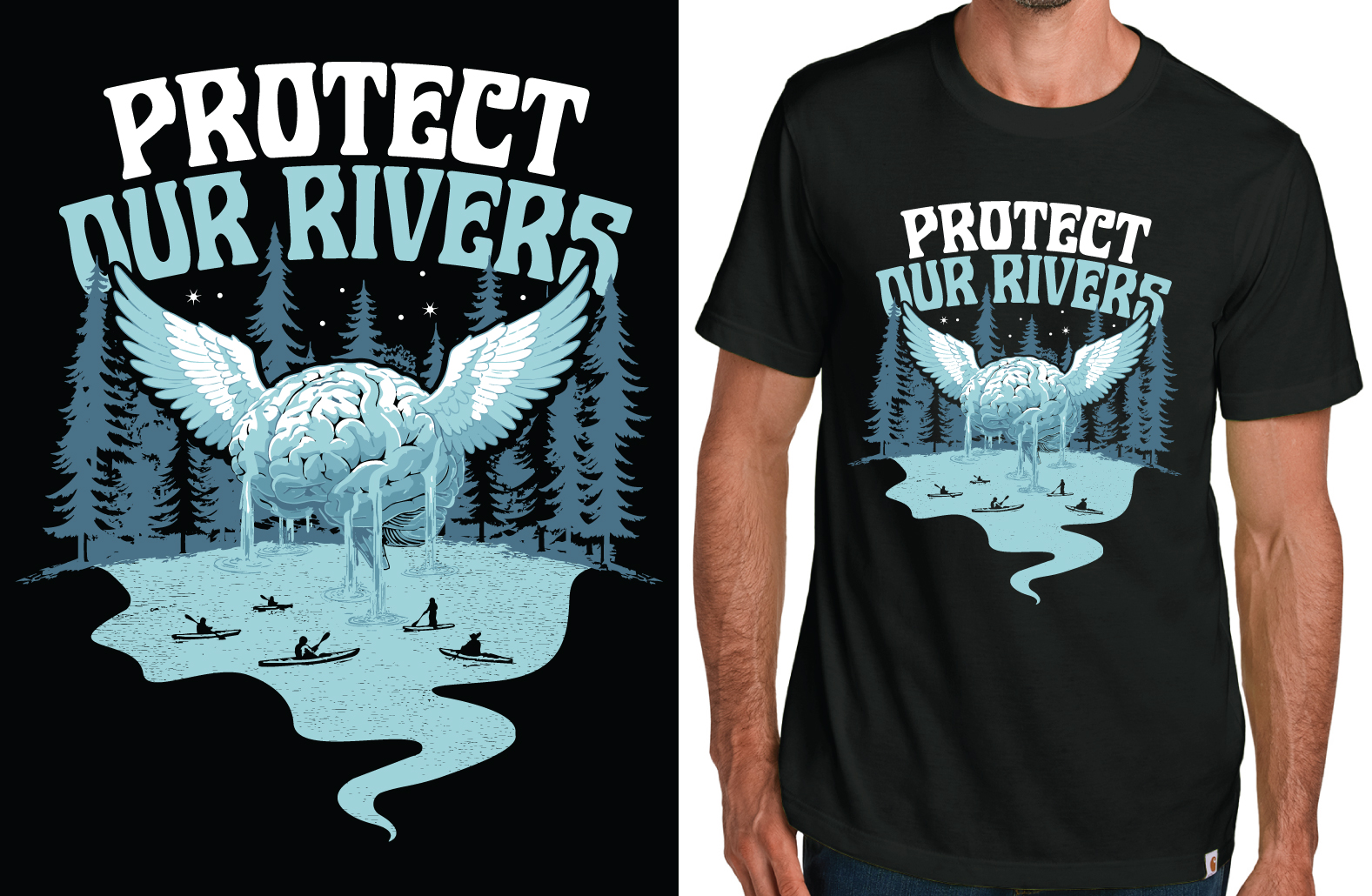 Design de T-shirt par Jennifer Beatty pour La Ola Kanuschule | Design #36363621