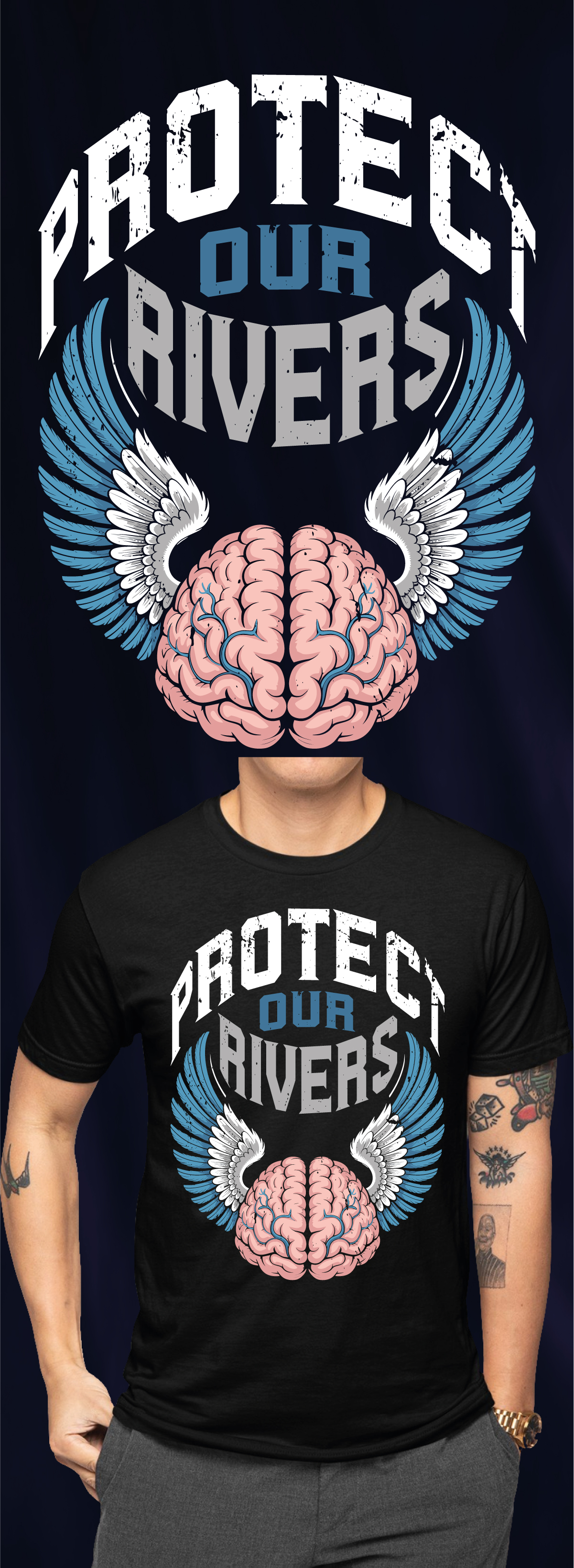 Diseño de Camiseta por mounir.co para La Ola Kanuschule | Diseño #36356147