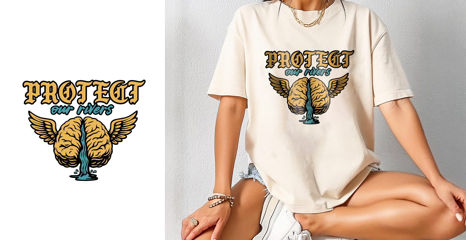 Diseño de Camiseta por KickArt para La Ola Kanuschule | Diseño #36349214