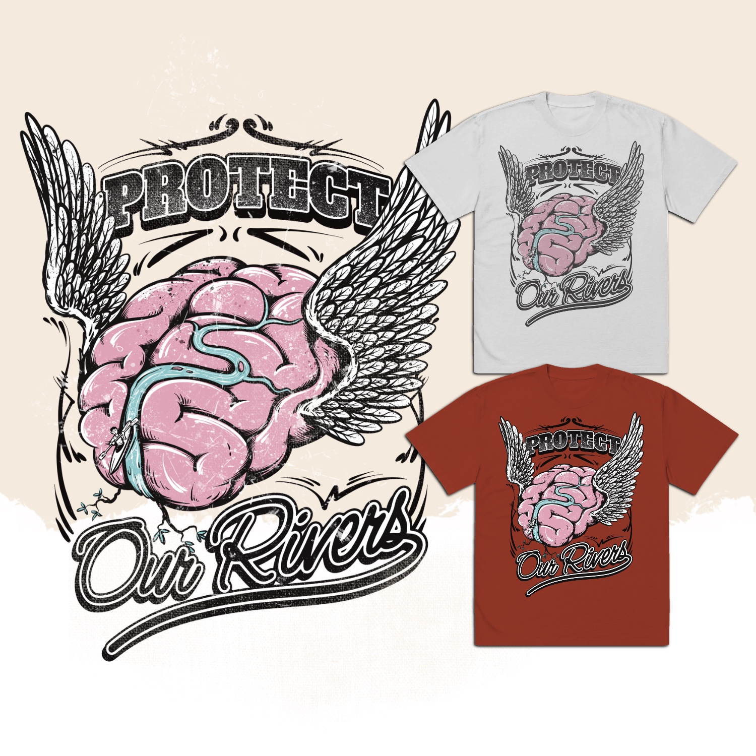 Diseño de Camiseta por Falih A para La Ola Kanuschule | Diseño #36381283