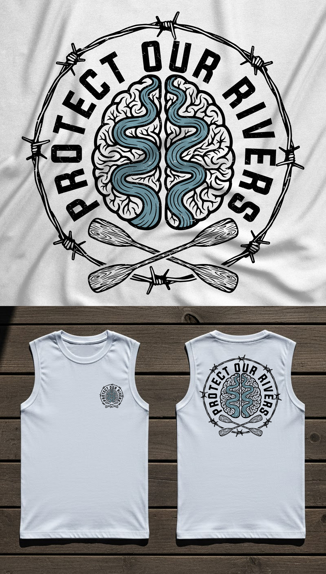 Diseño de Camiseta por simple mind para La Ola Kanuschule | Diseño #36352048