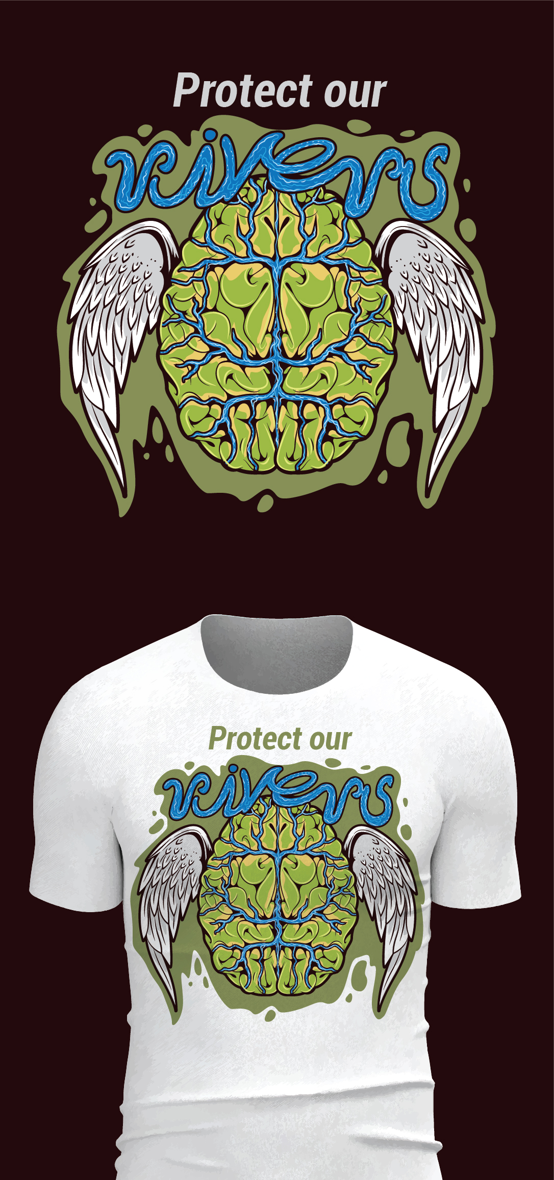 T-shirt Design by ally designs for La Ola Kanuschule | Design #36380856