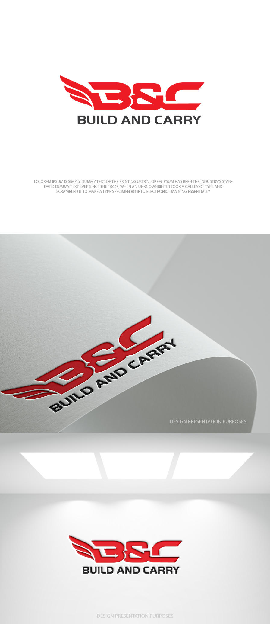 Logo Design by zebronicgraphic for Build And Carry | Design #36352466