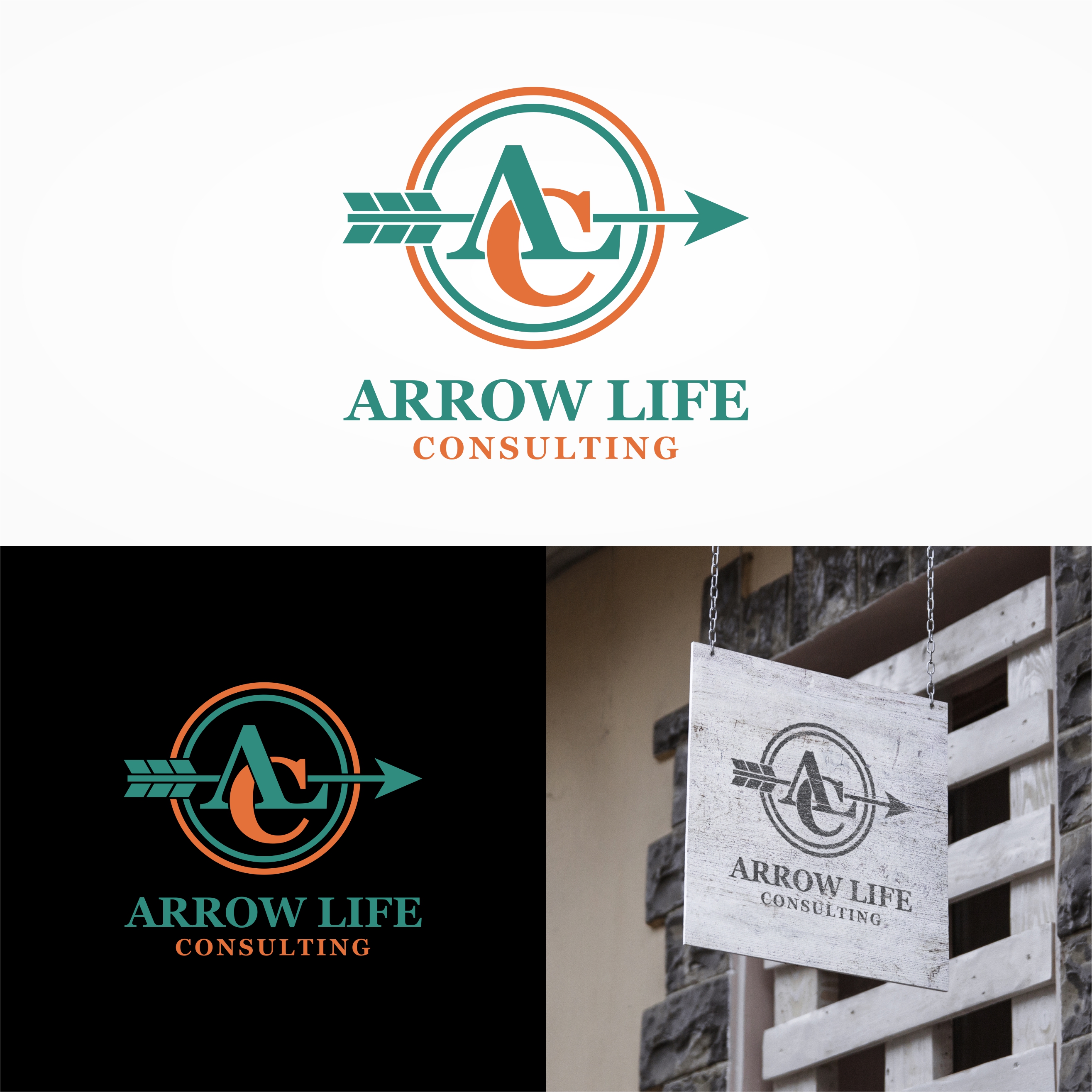 Logo Design by Bingah for Arrow Life Consulting | Design #36367371