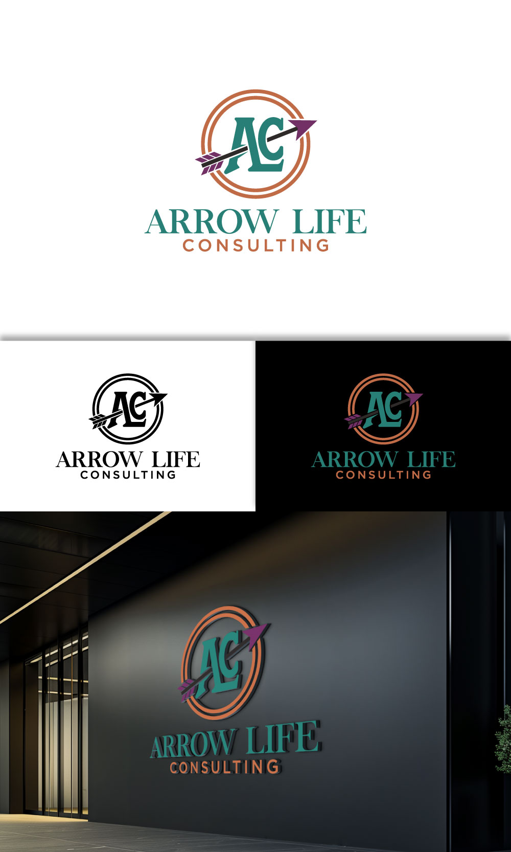 Logo Design by loveqis for Arrow Life Consulting | Design #36352188