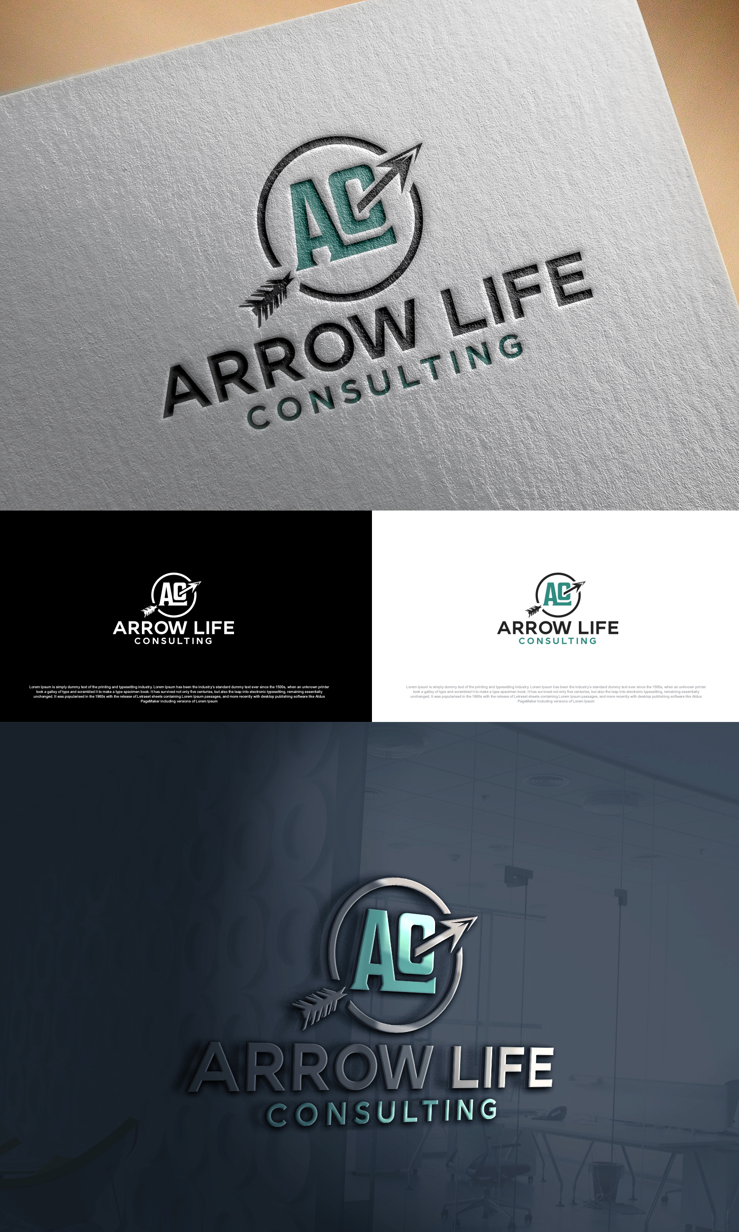 Logo Design by Ahsan Designs for Arrow Life Consulting | Design #36350416