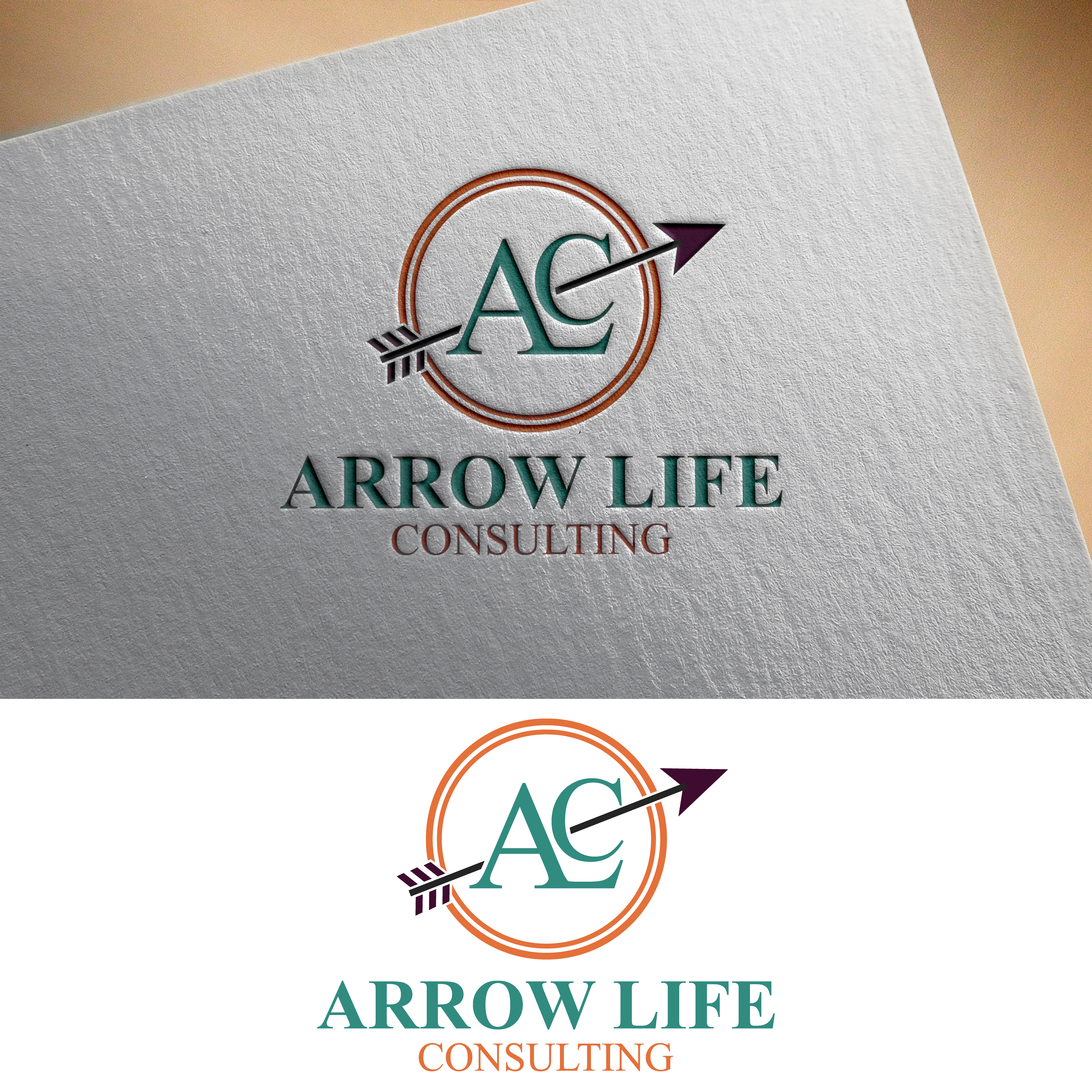 Logo Design by AKTech for Arrow Life Consulting | Design #36359574