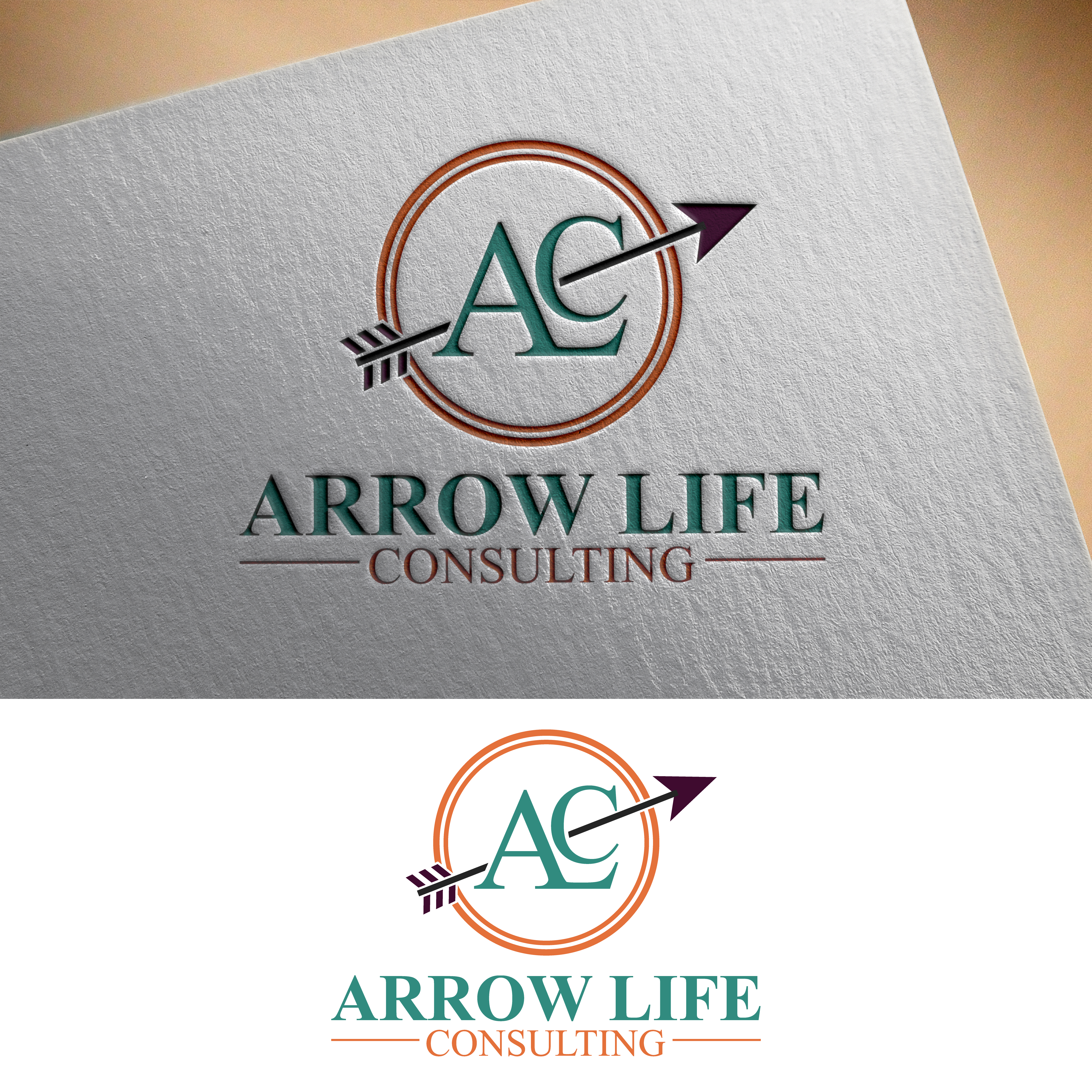 Logo Design by AKTech for Arrow Life Consulting | Design #36359624