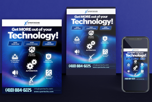 Diseño Gráfico por Baklect Creative (PRO) para XPERTECHS | Diseño #36356303