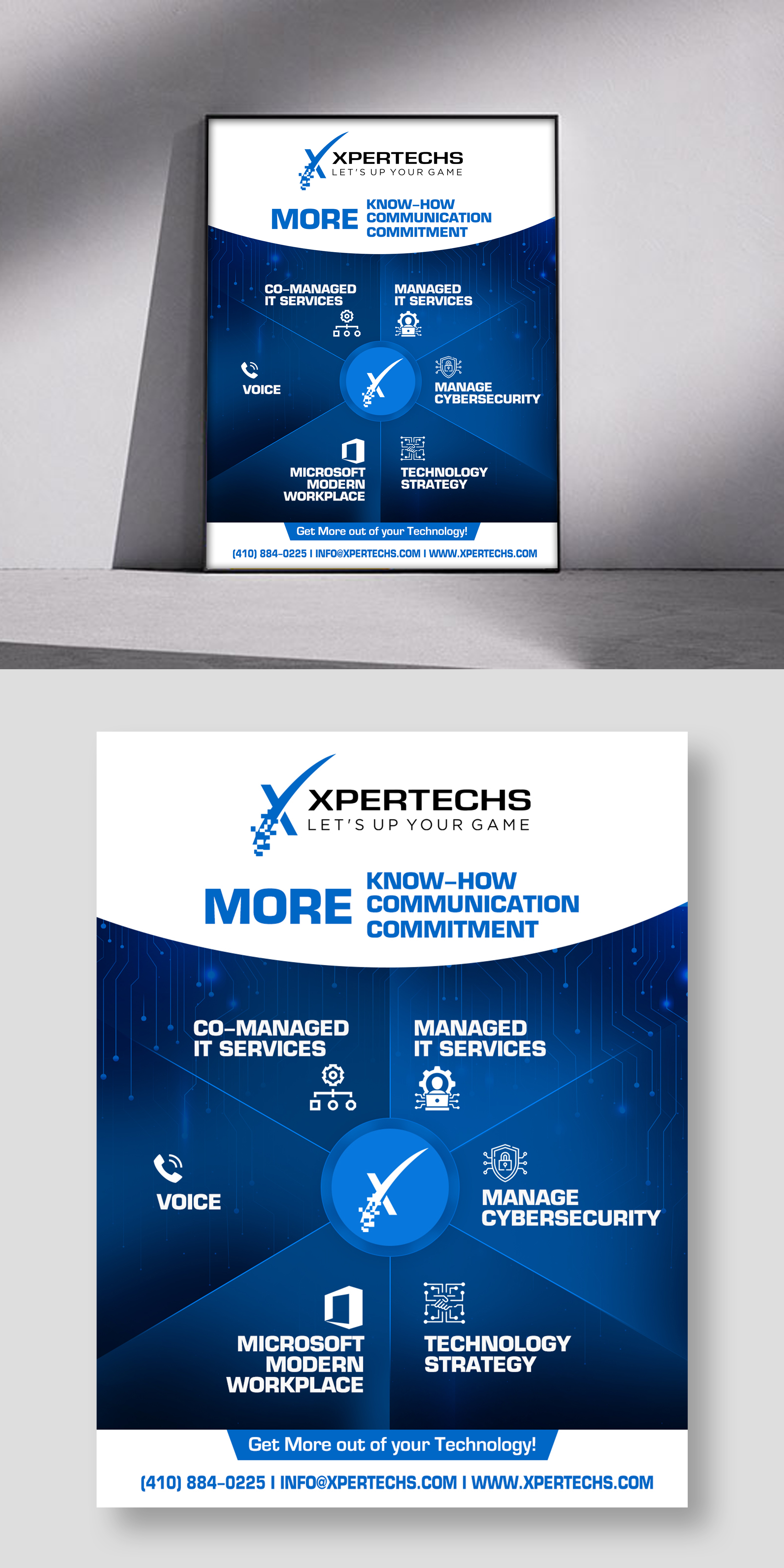 Diseño Gráfico por 123graphics para XPERTECHS | Diseño #36366853