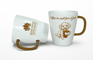Tasse- und Becher-Design von 123graphics für Seven Virtues Coffee Roasters | Design: #36360281